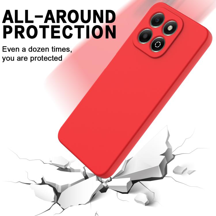 For Honor X6c 4G Solid Color Liquid Silicone Dropproof Full Coverage Phone Case(Red) - free shipping - PMC TechLife - Order now!