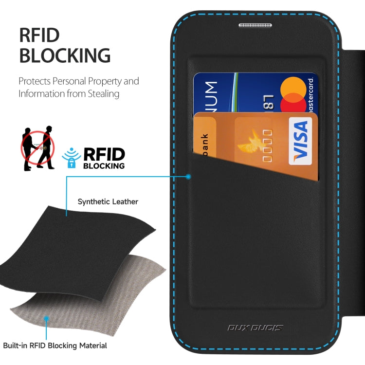 For iPhone 16 Pro Max DUX DUCIS Skin X Pro Series Magsafe PC + TPU Phone Leather Case(Black) - free shipping - PMC TechLife - Order now!