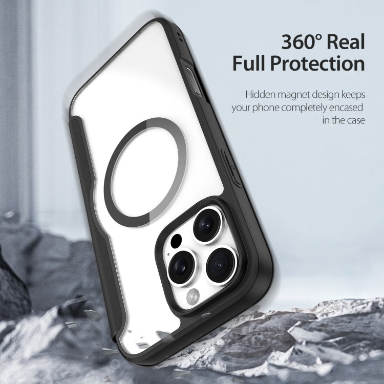 For iPhone 16 Pro Max DUX DUCIS Skin X Pro Series Magsafe PC + TPU Phone Leather Case(Black) - free shipping - PMC TechLife - Order now!