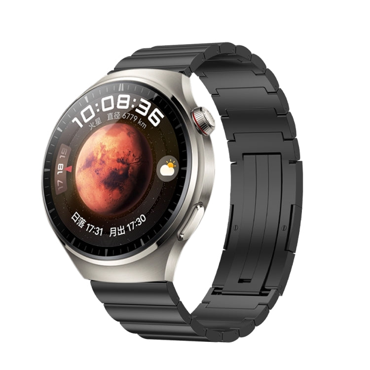 22mm Bamboo Joint Titanium Metal Watch Band(Black) - free shipping - PMC TechLife - Order now!