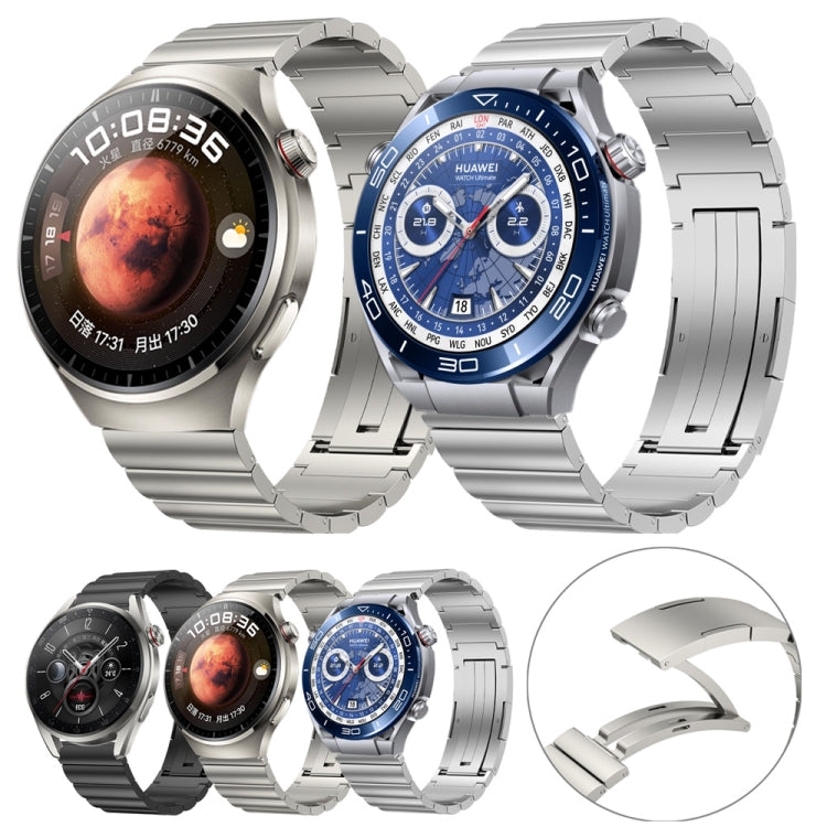 22mm Bamboo Joint Titanium Metal Watch Band(Black) - free shipping - PMC TechLife - Order now!