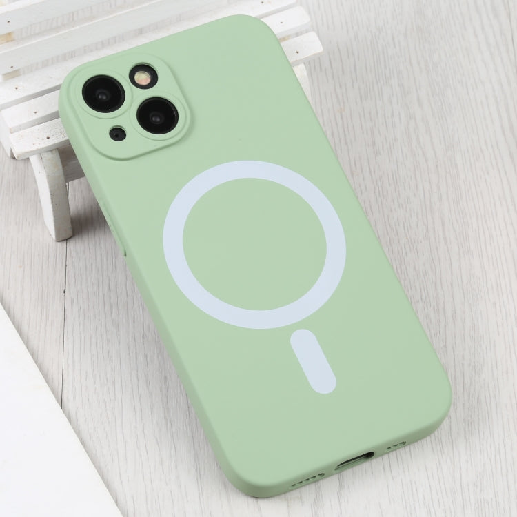 For iPhone 15 Plus Liquid Silicone Magsafe Phone Case(Green) - iPhone 15 Plus Cases by PMC TechLife | Online Shopping South Africa | PMC TechLife