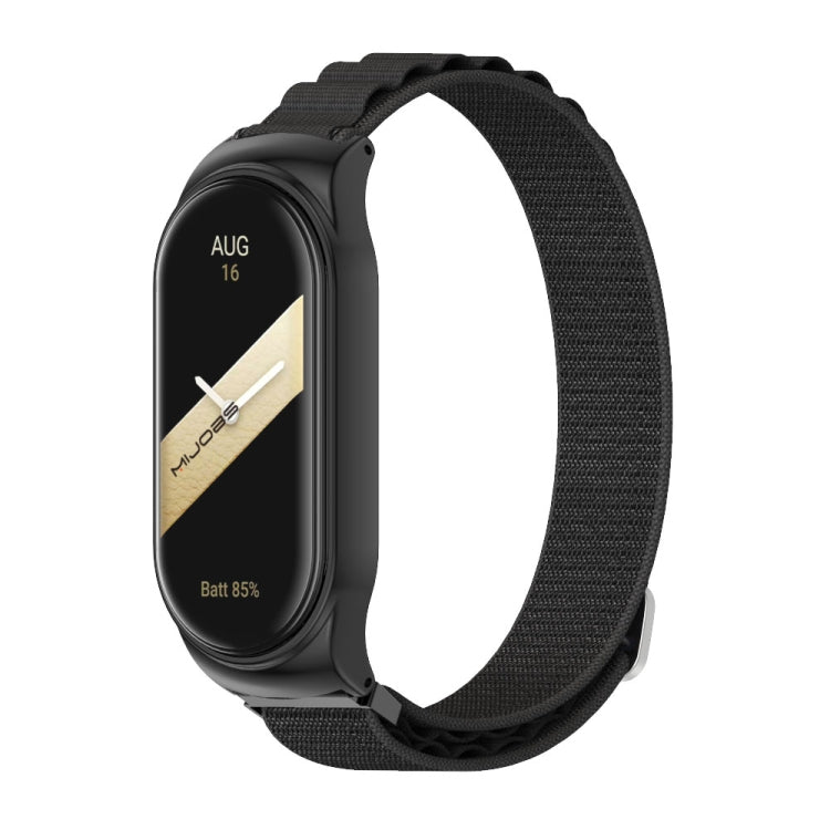 For Xiaomi Mi Band 8 Mijobs CS Case Nylon Breathable Watch Band(Black) - free shipping - PMc TechLife - Order now!