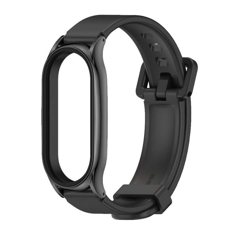 For Xiaomi Mi Band 8 Mijobs Plus Case Silicone Watch Band(Black) - free shipping - PMc TechLife - Order now!
