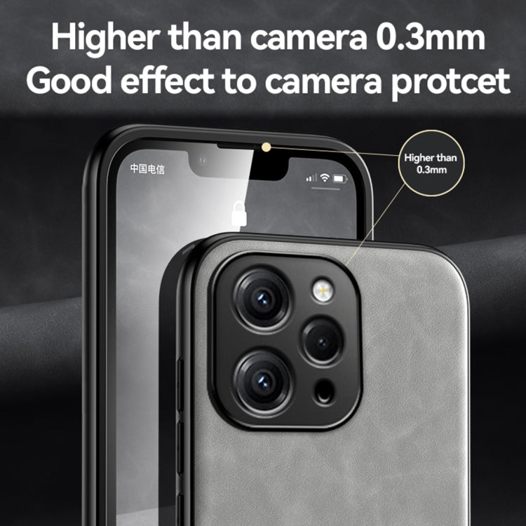 For Xiaomi 14 Ultra Skin Feel Magnetic Leather Back Phone Case(Dark Grey) - 14 Ultra Cases by PMC TechLife | Online Shopping South Africa | PMC TechLife | Buy Now Pay Later Mobicred