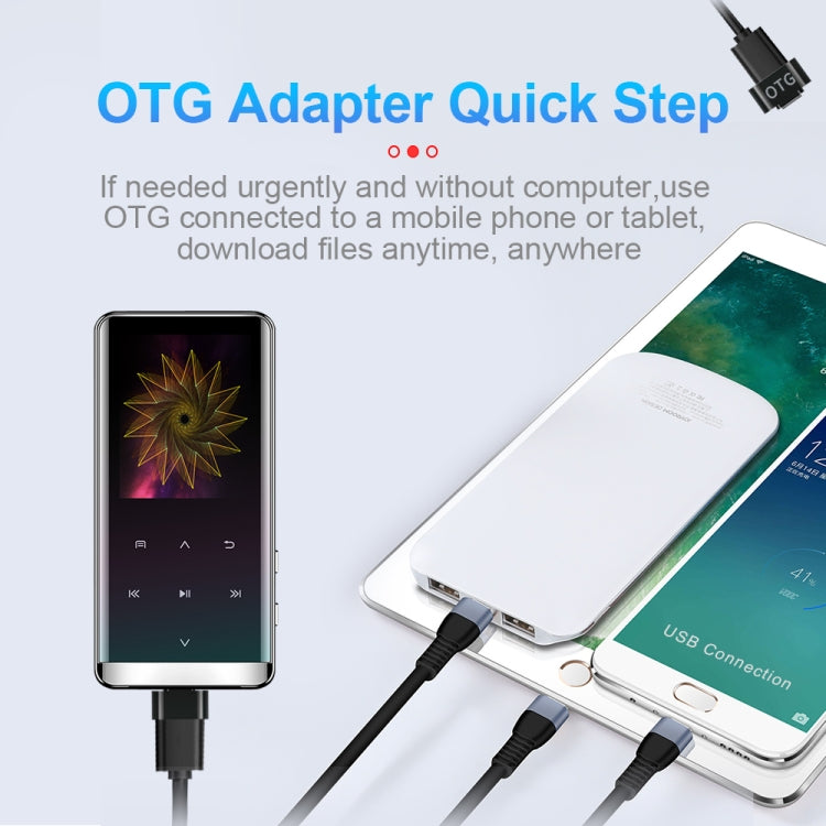 JNN M13 1.8 Inch LCD Screen Touch HiFi MP3 Player, Memory:8GB(With Bluetooth) - free shipping - PMC TechLife - Order now!