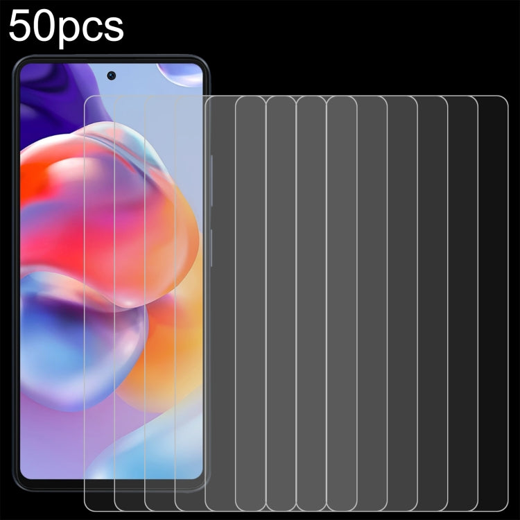 For Blackview SHARK 8 50pcs 0.26mm 9H 2.5D Tempered Glass Film - For Blackview by PMC TechLife | Online Shopping South Africa | PMC TechLife