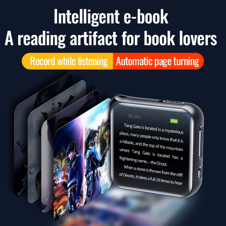 JNN M30 1.44 inch HD Screen Noise Reduction Control MP3 E-Book Player, Memory:4GB - free shipping - PMC TechLife - Order now!