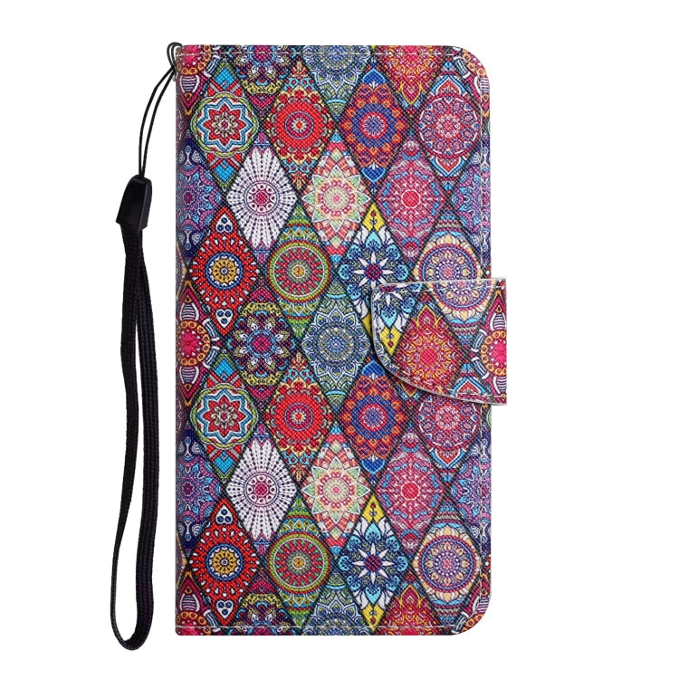 For iPhone 16 3D Colored Drawing Flip Leather Phone Case(Kaleidoscope) - iPhone 16 Cases by PMC TechLife | Online Shopping South Africa | PMC TechLife | Buy Now Pay Later Mobicred