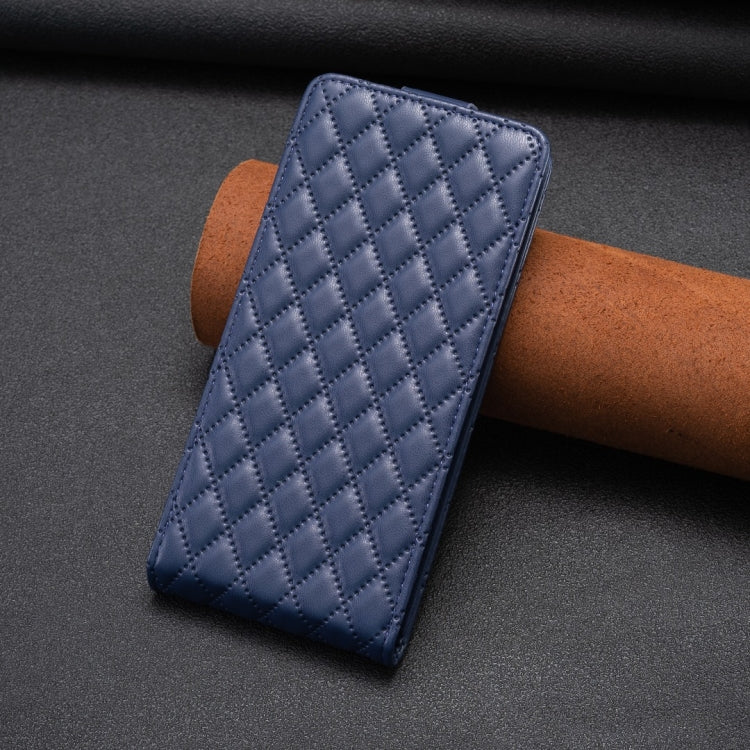 For Xiaomi 13 Pro Diamond Lattice Vertical Flip Leather Phone Case(Blue) - 13 Pro Cases by PMC TechLife | Online Shopping South Africa | PMC TechLife | Buy Now Pay Later Mobicred