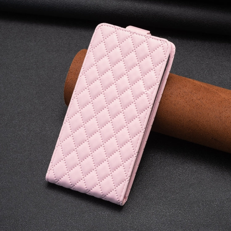 For Xiaomi 13 Diamond Lattice Vertical Flip Leather Phone Case(Pink) - 13 Cases by PMC TechLife | Online Shopping South Africa | PMC TechLife | Buy Now Pay Later Mobicred