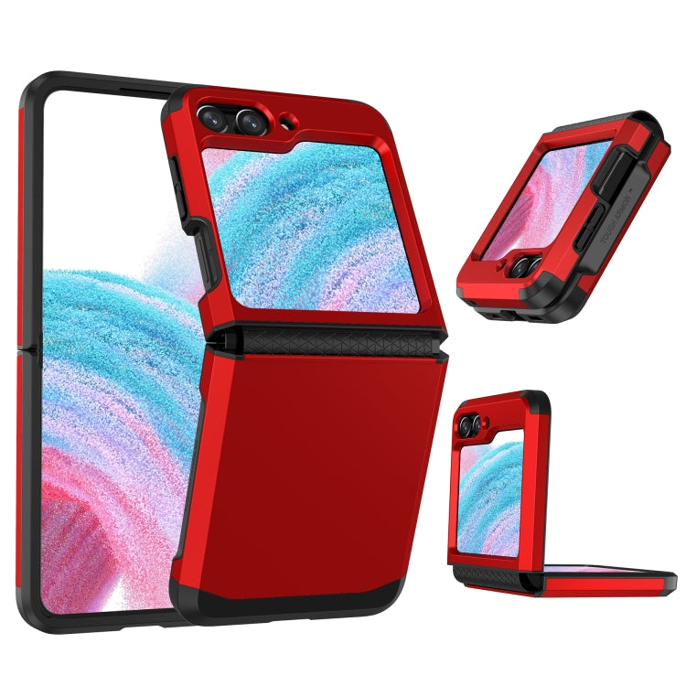 For Samsung Galaxy Z Flip5 SGP Armor 2 in 1 Color Contrast TPU Hybrid PC Phone Case(Red) - Galaxy Z Flip5 Cases by PMC TechLife | Online Shopping South Africa | PMC TechLife | Buy Now Pay Later Mobicred