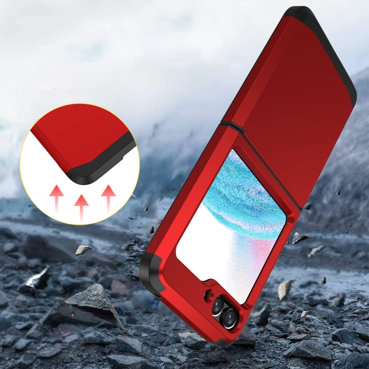 For Samsung Galaxy Z Flip5 SGP Armor 2 in 1 Color Contrast TPU Hybrid PC Phone Case(Red) - Galaxy Z Flip5 Cases by PMC TechLife | Online Shopping South Africa | PMC TechLife | Buy Now Pay Later Mobicred