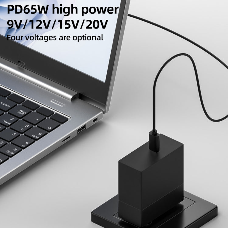 15V 5.5 x 2.1mm DC Power to Type-C Adapter Cable - Cable & Adapters by PMC TechLife | Online Shopping South Africa | PMC TechLife | Buy Now Pay Later Mobicred