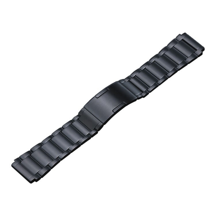 For Huawei Watch 4 Pro/GT3/GT2 Porsche Ver 22mm Three Strains HW Buckle Titanium Steel Watch Band(Black) - Watch Bands by PMC TechLife | Online Shopping South Africa | PMC TechLife