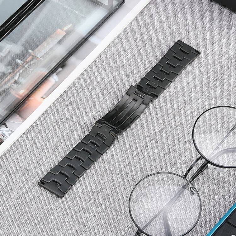 For Huawei Watch 3 Pro/GT3 SE/GT2 Pro 22mm Original Buckle Titanium Steel Watch Band(Black) - free shipping - PMC TechLife - Order now!