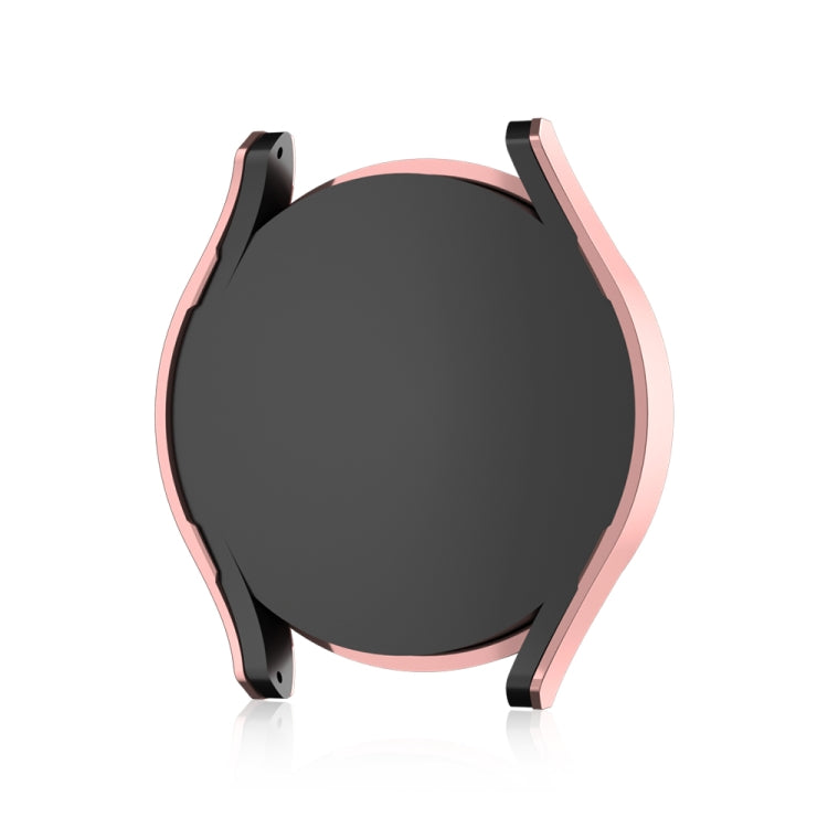 For Samsung Galaxy Watch 6 44mm Diamond Hollow PC Watch Protective Case(Pink) - Watch Cases by PMC TechLife | Online Shopping South Africa | PMC TechLife