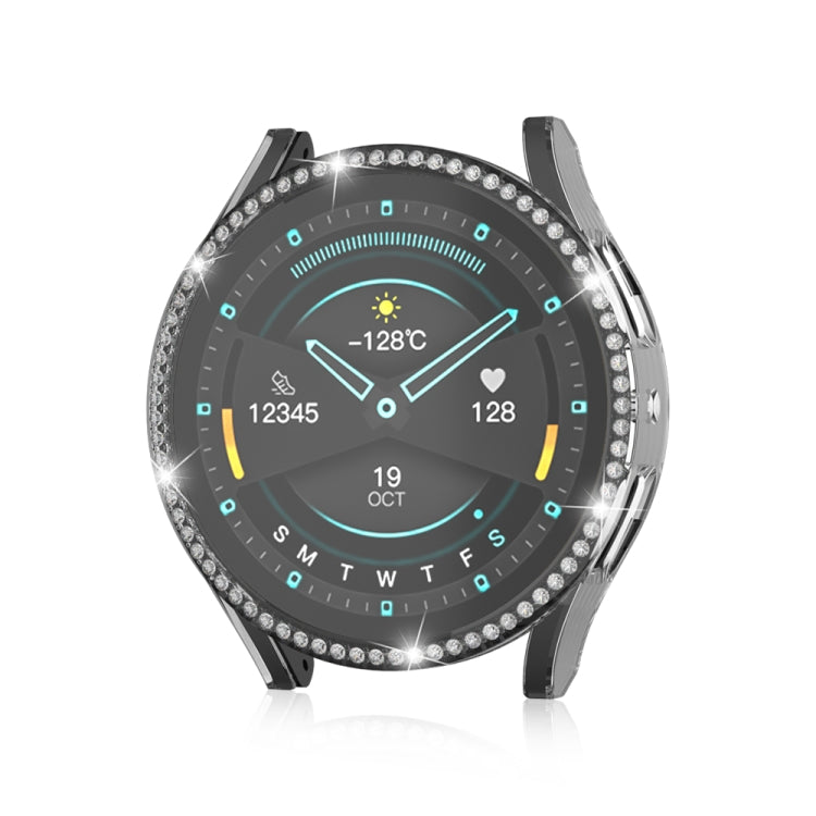 For Samsung Galaxy Watch 6 44mm Diamond Hollow PC Watch Protective Case(Transparent) - free shipping - PMC TechLife - Order now!