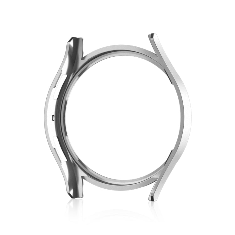 For Samsung Galaxy Watch 6 44mm Diamond Hollow PC Watch Protective Case(Silver) - Watch Cases by PMC TechLife | Online Shopping South Africa | PMC TechLife