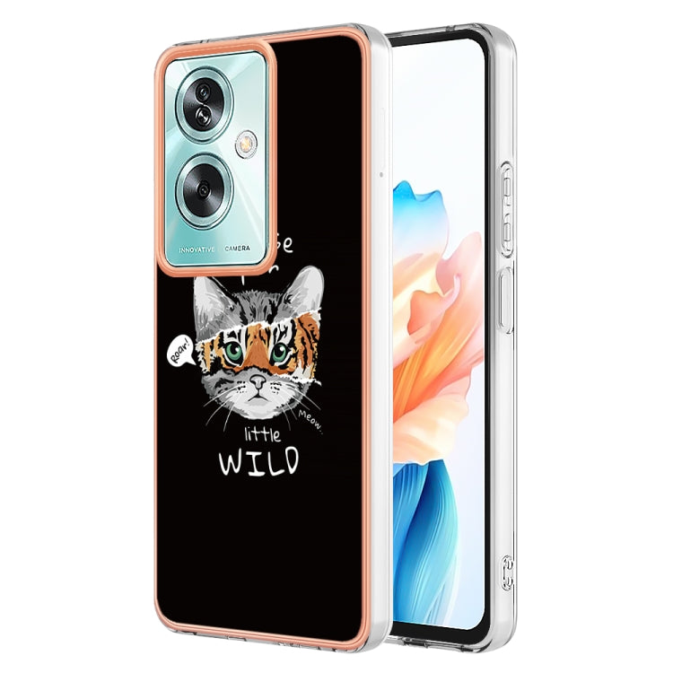 For OPPO A79 5G Global Electroplating Marble Dual-side IMD Phone Case(Natural Growth) - OPPO Cases by PMC TechLife | Online Shopping South Africa | PMC TechLife | Buy Now Pay Later Mobicred