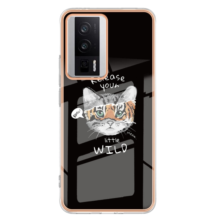 For Xiaomi Poco F5 Pro 5G / Redmi K60 Electroplating Marble Dual-side IMD Phone Case(Natural Growth) - Xiaomi Cases by PMC TechLife | Online Shopping South Africa | PMC TechLife | Buy Now Pay Later Mobicred