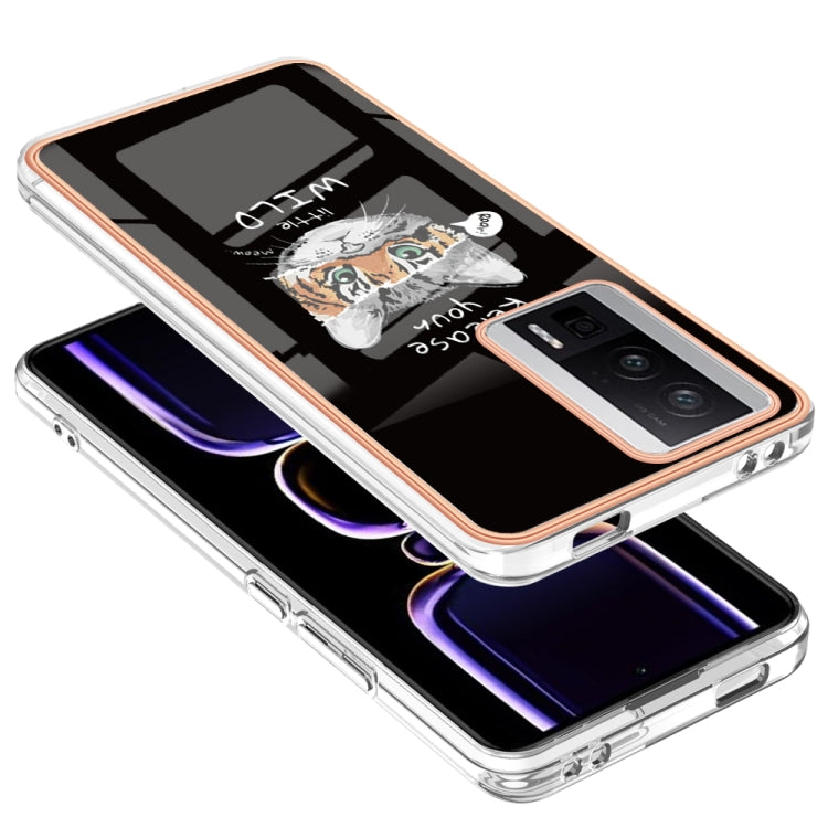 For Xiaomi Poco F5 Pro 5G / Redmi K60 Electroplating Marble Dual-side IMD Phone Case(Natural Growth) - Xiaomi Cases by PMC TechLife | Online Shopping South Africa | PMC TechLife | Buy Now Pay Later Mobicred