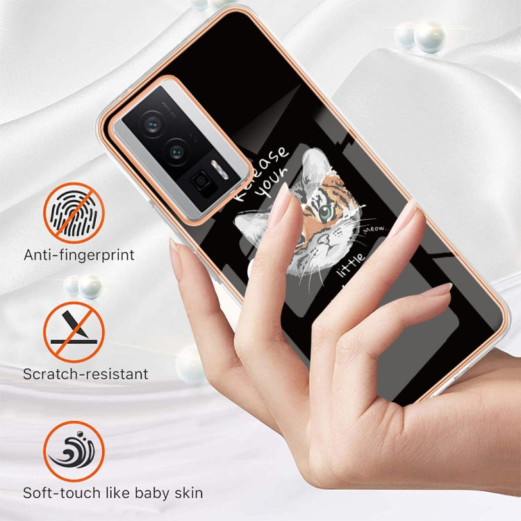 For Xiaomi Poco F5 Pro 5G / Redmi K60 Electroplating Marble Dual-side IMD Phone Case(Natural Growth) - Xiaomi Cases by PMC TechLife | Online Shopping South Africa | PMC TechLife | Buy Now Pay Later Mobicred