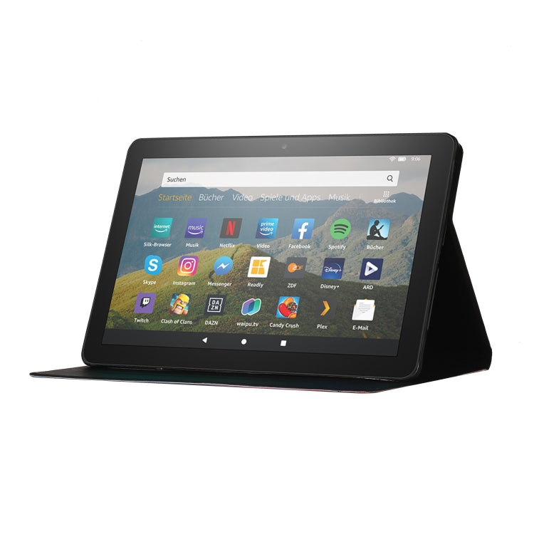 For Amazon Kindle Fire Max 11 Colored Drawing Smart Leather Tablet Case(Starry Sky Tree) - Amazon by PMC TechLife | Online Shopping South Africa | PMC TechLife | Buy Now Pay Later Mobicred