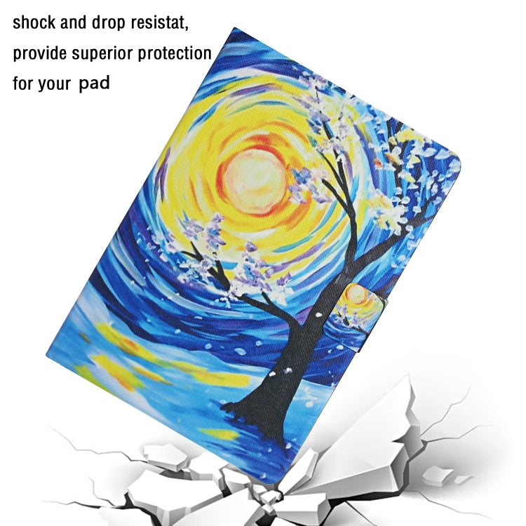 For Amazon Kindle Fire Max 11 Colored Drawing Smart Leather Tablet Case(Starry Sky Tree) - Amazon by PMC TechLife | Online Shopping South Africa | PMC TechLife | Buy Now Pay Later Mobicred
