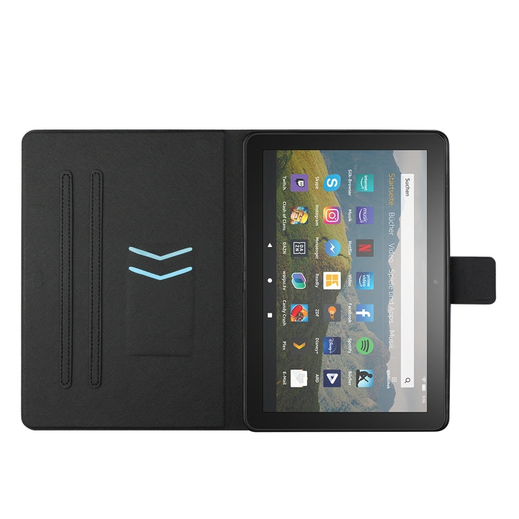 For Amazon Kindle Fire Max 11 Colored Drawing Smart Leather Tablet Case(Wolf) - Amazon by PMC TechLife | Online Shopping South Africa | PMC TechLife | Buy Now Pay Later Mobicred