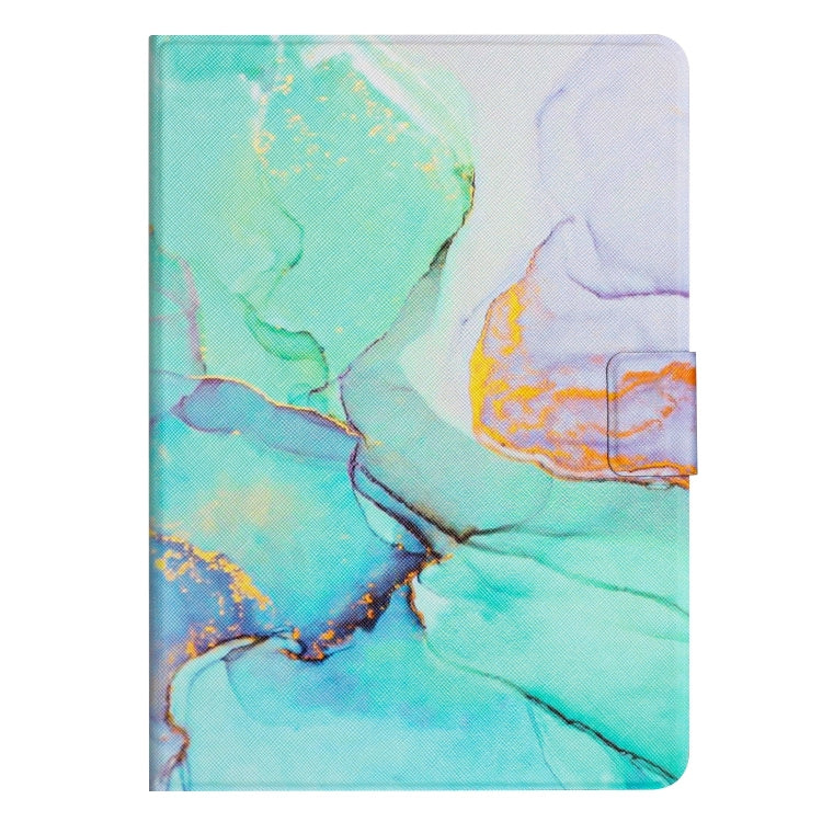 For Amazon Kindle Fire Max 11 Colored Drawing Marble Smart Leather Tablet Case(Green Marble) - Amazon by PMC TechLife | Online Shopping South Africa | PMC TechLife | Buy Now Pay Later Mobicred
