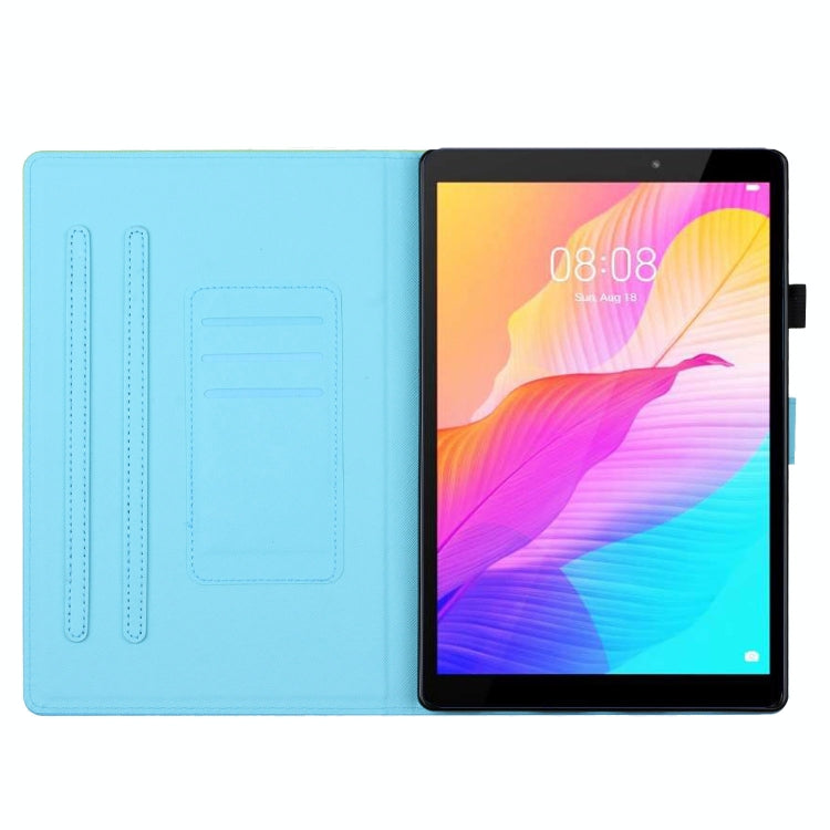 For Amazon Kindle Fire Max 11 Coloured Drawing Stitching Smart Leather Tablet Case(Rabbit) - Amazon by PMC TechLife | Online Shopping South Africa | PMC TechLife | Buy Now Pay Later Mobicred
