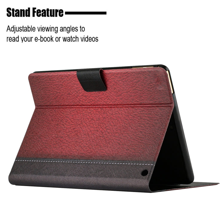 For Amazon Kindle Fire Max 11 Solid Color Stitching Smart Leather Tablet Case(Red) - Amazon by PMC TechLife | Online Shopping South Africa | PMC TechLife | Buy Now Pay Later Mobicred