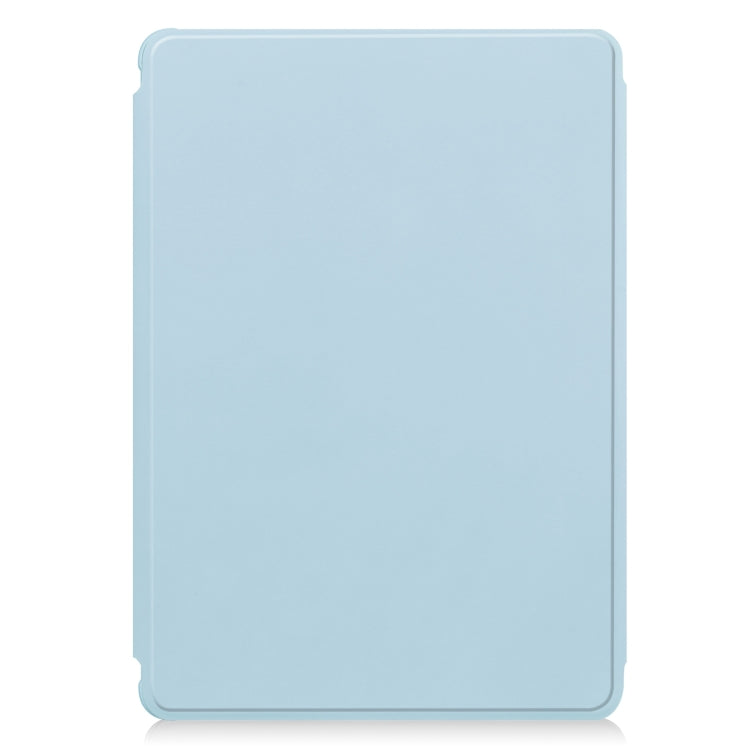 For Samsung Galaxy Tab S9 FE 360 Rotation Transparent Smart Leather Case with Keyboard(Sky Blue) - Galaxy Tab S9 FE by PMC TechLife | Online Shopping South Africa | PMC TechLife