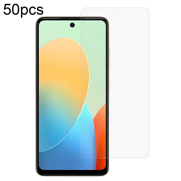 For Tecno Spark Go 2024 50pcs 0.26mm 9H 2.5D Tempered Glass Film - Tecno Tempered Glass by PMC Jewellery | Online Shopping South Africa | PMC Jewellery | Buy Now Pay Later Mobicred