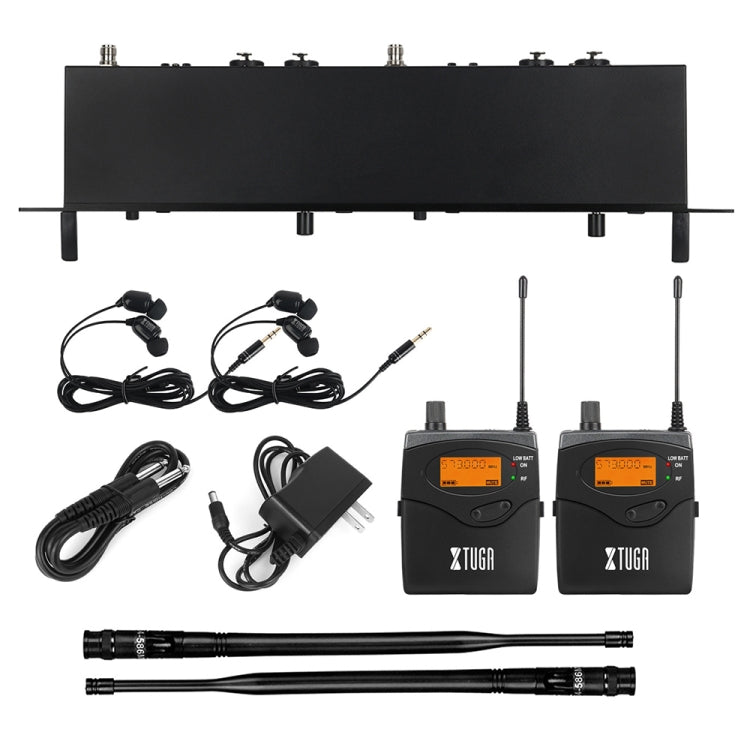 XTUGA RW2080 UHF Wireless Stage Singer In-Ear Monitor System 10 BodyPacks(AU Plug) - Microphone by XTUGA | Online Shopping South Africa | PMc TechLife | Buy Now Pay Later Mobicred