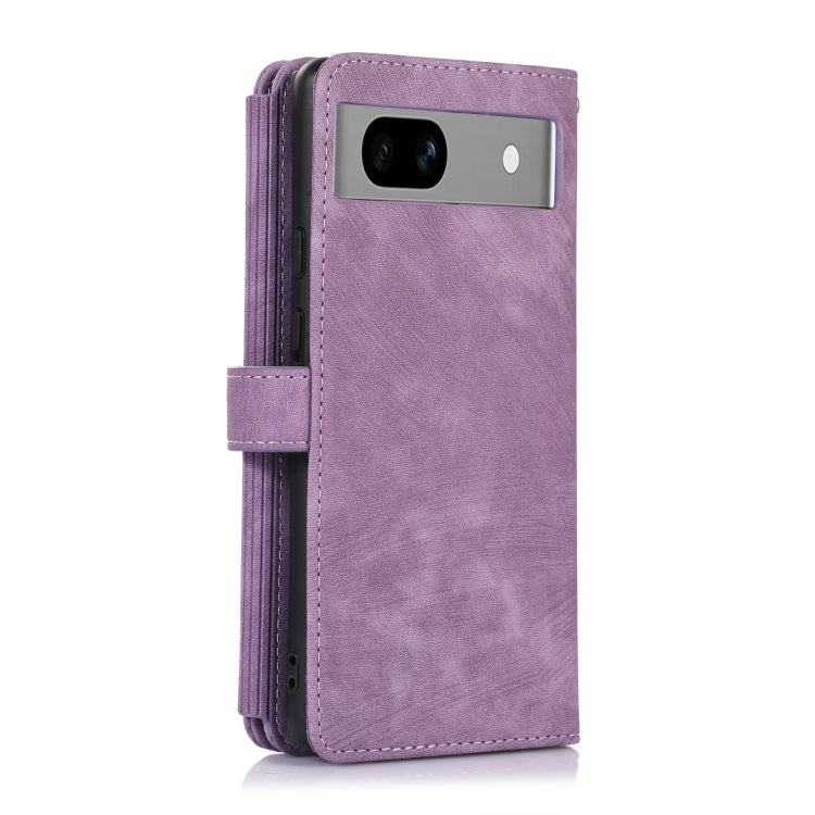 For Google Pixel 7a Dream 9-Card Wallet Zipper Bag Leather Phone Case(Purple) - Google Cases by PMC TechLife | Online Shopping South Africa | PMC TechLife | Buy Now Pay Later Mobicred
