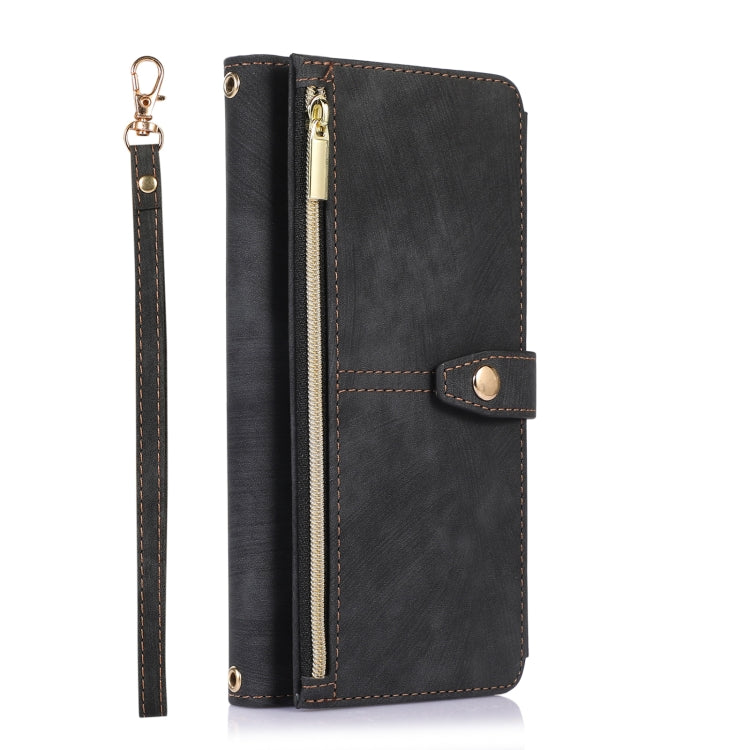 For Google Pixel 7 Pro Dream 9-Card Wallet Zipper Bag Leather Phone Case(Black) - Google Cases by PMC TechLife | Online Shopping South Africa | PMC TechLife | Buy Now Pay Later Mobicred