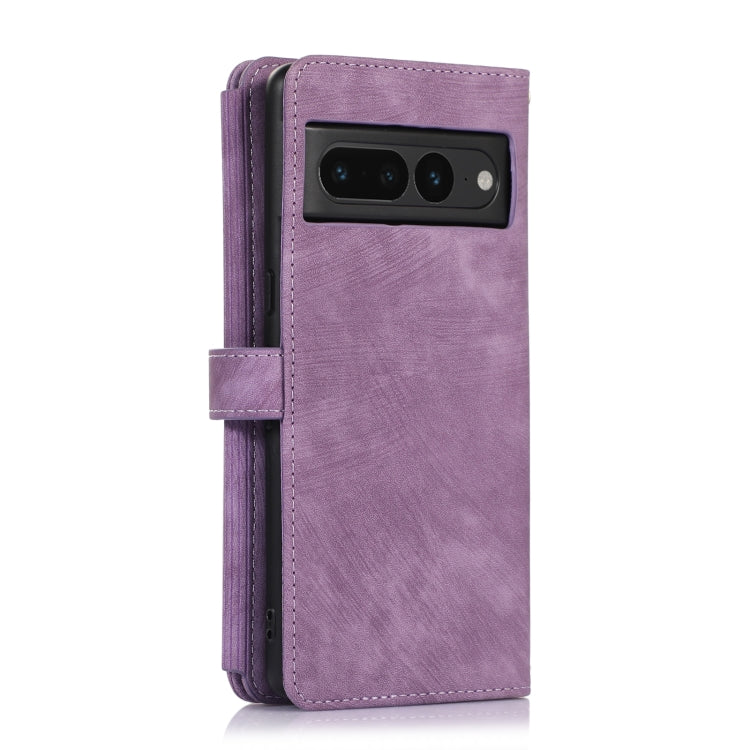 For Google Pixel 7 Pro Dream 9-Card Wallet Zipper Bag Leather Phone Case(Purple) - Google Cases by PMC TechLife | Online Shopping South Africa | PMC TechLife | Buy Now Pay Later Mobicred