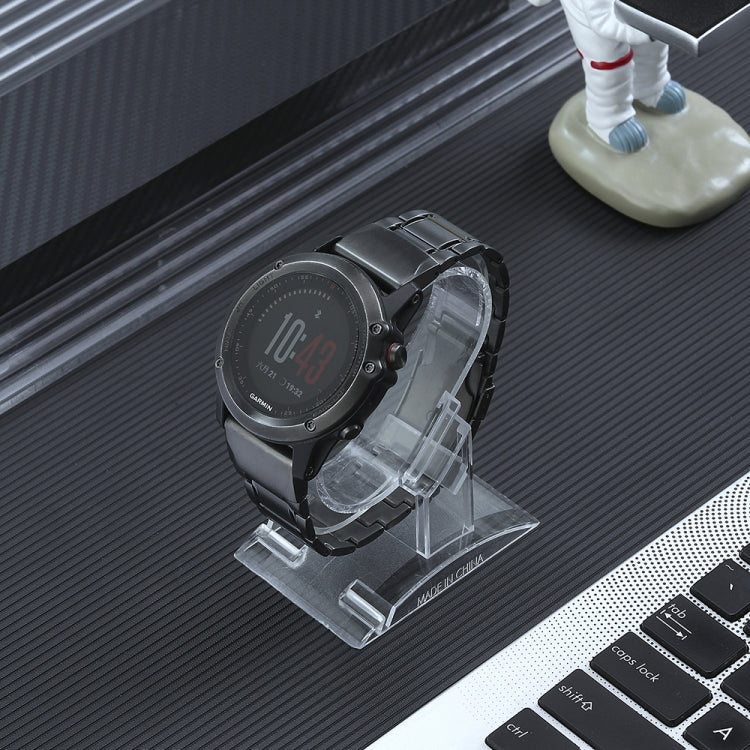 For Garmin Forerunner 965/955/945/935 22mm Quick Release Five Bead Titanium Steel Watch Band(Grey) - Watch Bands by PMC TechLife | Online Shopping South Africa | PMC TechLife