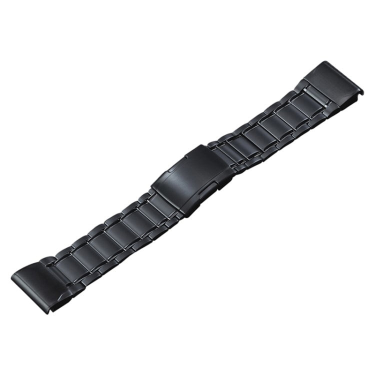 For Garmin Tactix 7 Pro/Fenix 7X/6X Pro 26mm Quick Release Five Bead Titanium Steel Watch Band(Black) - Watch Bands by PMC TechLife | Online Shopping South Africa | PMC TechLife