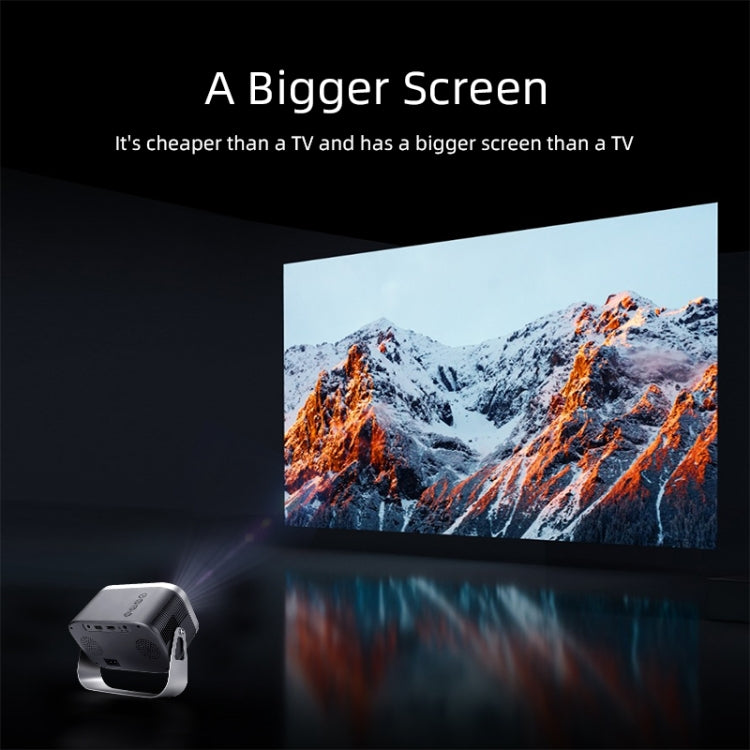 AUN A003 1280x720P 150 Lumens Same Screen Version Portable Home Theater LED HD Digital Projector, AU Plug(Grey) - free shipping - PMC TechLife - Order now!
