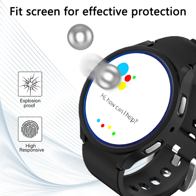 For Samsung Galaxy Watch 6 40mm Half-inclusive PC Watch Protective Case(Silver) - Watch Cases by PMC TechLife | Online Shopping South Africa | PMC TechLife