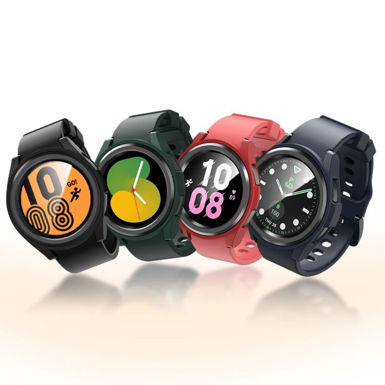 For Samsung Galaxy Watch 6 Classic 47mm Half-inclusive PC Watch Protective Case(Silver) - Watch Cases by PMC TechLife | Online Shopping South Africa | PMC TechLife