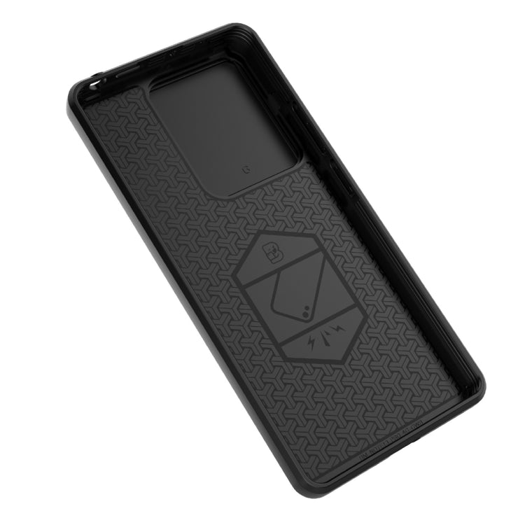 For Xiaomi Redmi Note 13 Pro 4G Global Sliding Camshield TPU + PC Shockproof Phone Case with Holder(Black) - Note 13 Pro Cases by PMC TechLife | Online Shopping South Africa | PMC TechLife | Buy Now Pay Later Mobicred