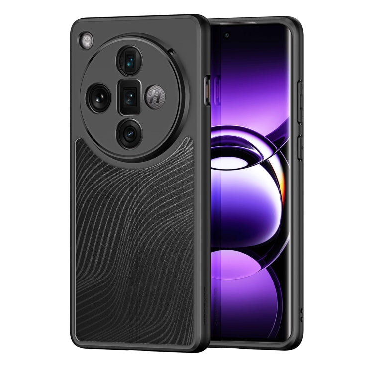 For OPPO Find X7 Ultra DUX DUCIS Aimo Series Frosted Feel Phone Case(Black) - OPPO Cases by DUX DUCIS | Online Shopping South Africa | PMC Jewellery | Buy Now Pay Later Mobicred