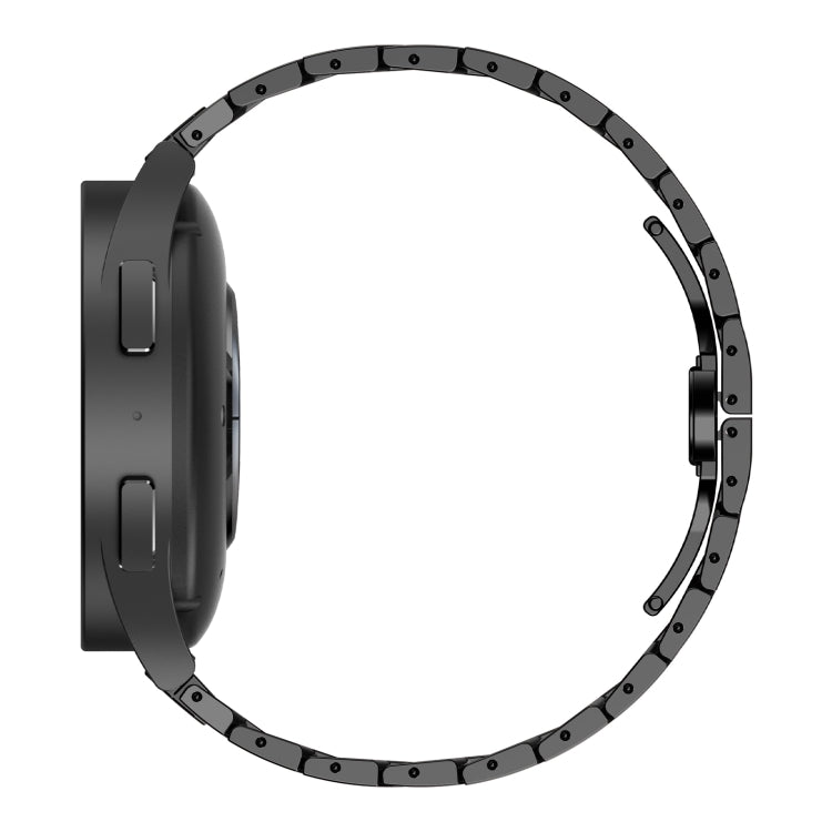 For Samsung Galaxy Watch 6 / 6 Classic Stainless Steel Metal Watch Band(Black Gold) - Watch Bands by PMC TechLife | Online Shopping South Africa | PMC TechLife