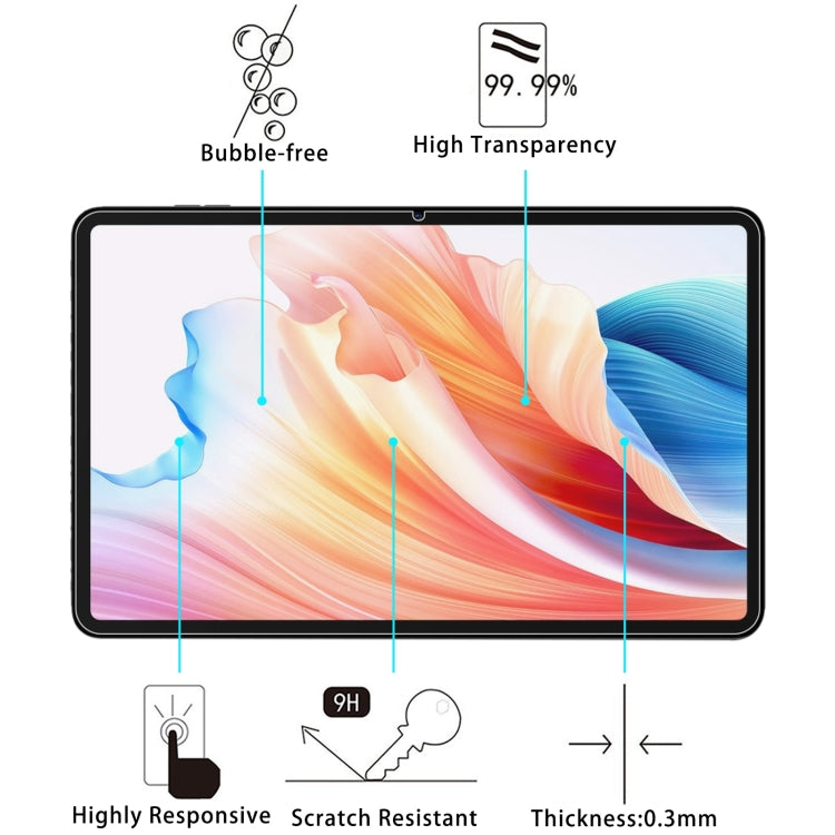 For Blackview Tab 18 9H 0.3mm Explosion-proof Tempered Glass Film - Others by PMC TechLife | Online Shopping South Africa | PMC TechLife