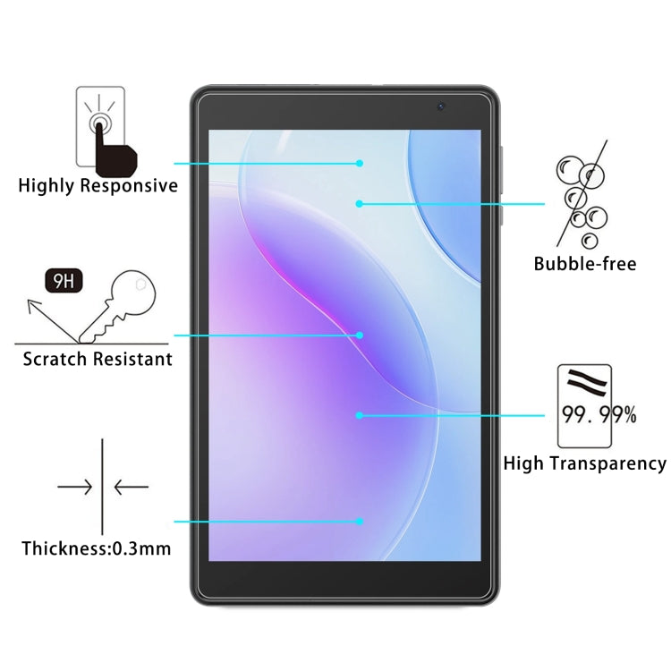 For Blackview Tab 50 WiFi 8.0 2pcs 9H 0.3mm Explosion-proof Tempered Glass Film - Others by PMC TechLife | Online Shopping South Africa | PMC TechLife