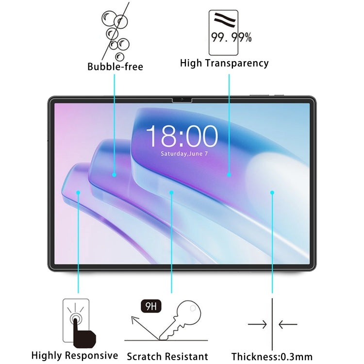 For Blackview Tab 7 Pro 2pcs 9H 0.3mm Explosion-proof Tempered Glass Film - Others by PMC TechLife | Online Shopping South Africa | PMC TechLife | Buy Now Pay Later Mobicred